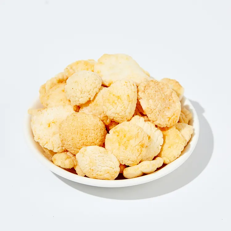 2,5 kg gezouten eigeel gearomatiseerde knapperige rijstcrackerschijfjes