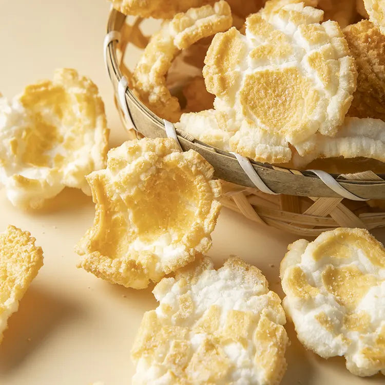 2,5 kg gezouten rijstcrackers met eigeelsmaak
